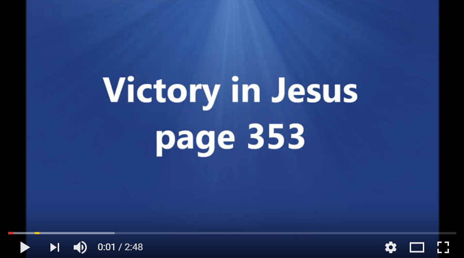 paradoxical christian teaching victory in jesus hymn